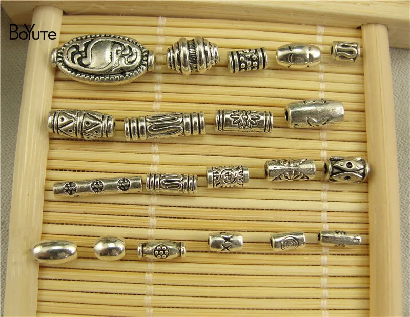 BoYuTe Wholesale Tibetan Silver Beads DIY Hand Made Jewelry Accessories Spacer Beads Jewlry Making (1)