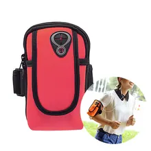 Универсальная спортивная нарукавная повязка Running флип сумка чехол для iPhone samsung смартфон мобильный телефон наушники отверстия ключи сумки на руку чехол