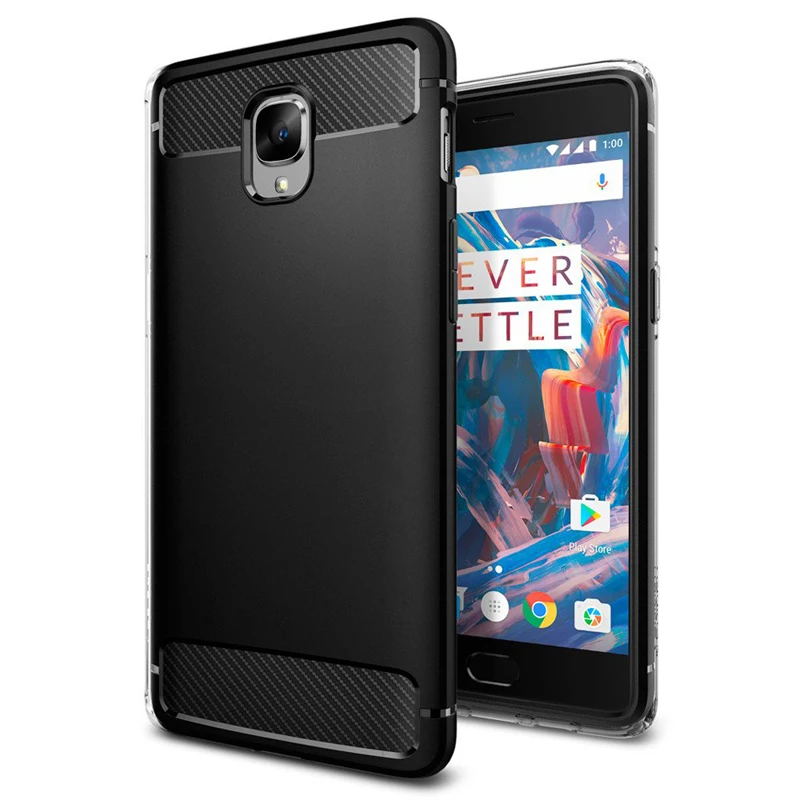 bilder für 100% Original Korea Made Unverwüstliche Rüstungs Kohlefaser Texutred Schutz Flexible TPU Fall für OnePlus 3/3 T bilder für 100% Original Korea Made Unverwüstliche Rüstungs Kohlefaser Texutred Schutz Flexible TPU Fall für OnePlus 3/3 T
