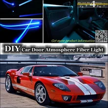 Для Ford GT внутренний окружающий свет настройки атмосферное волоконно-оптическое освещение внутри двери панели освещения(не EL свет) ремонт