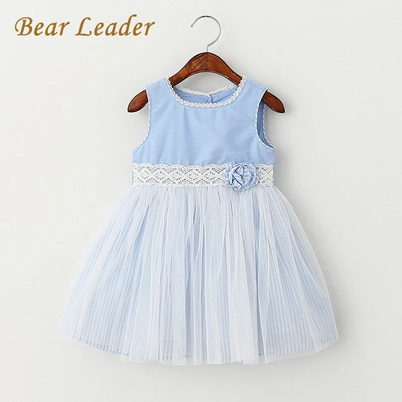 

Bear Leader Girls Dresses 2017 Summer Style Sleeveless Children Clothes Flowers Design for Princess Dresses Baby Girl Dress 3-8Y