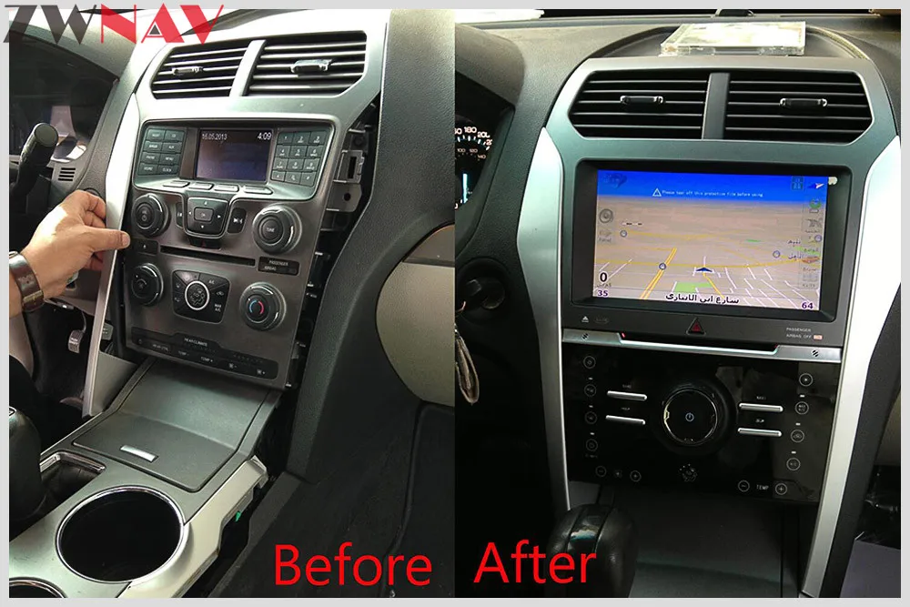 Android S160 двойная система автомобиля gps навигация Авто Стерео Радио экран для Ford Explorer 2011- gps Android дисплей