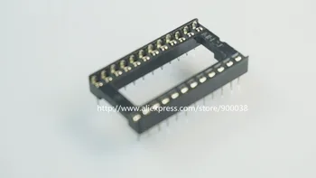 

100 pcs / Lot 0.100" 2.54mm IC socket Wide 24 Position 2x12 24 Pin Row spacing 15.24 mm DIP Through hole solder PCB