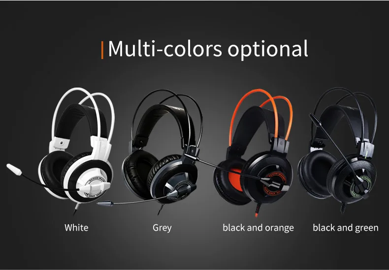 SOMiC G925 Wired Headphone 3.5mm Gaming Headset for PC Laptop phone Over Ear with Mic earphone headphones for computer