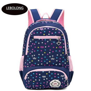 

Lebolong 2019 New Daisy Printing Girl School Bags Kid Backpacks Zipper School Bags For Teenagers Girls Big Capacity Satchel