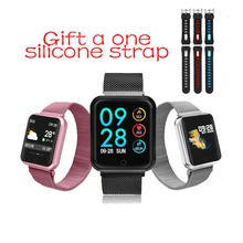 P68 Smart watch IP67 Waterproof Fitness Tracker Heart Rate Monitor Blood Pressure Women men Clock Smartwatch For Android IOS