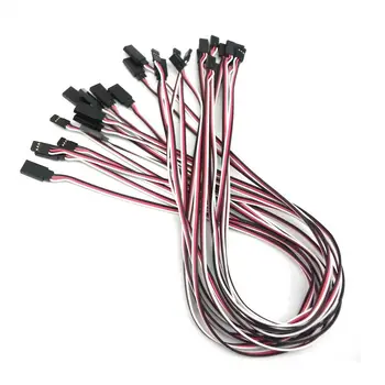 

15pcs Servo Extension Cord Lead Wire Cable for Rc Car Heli 20" 500mm 50cm Rc