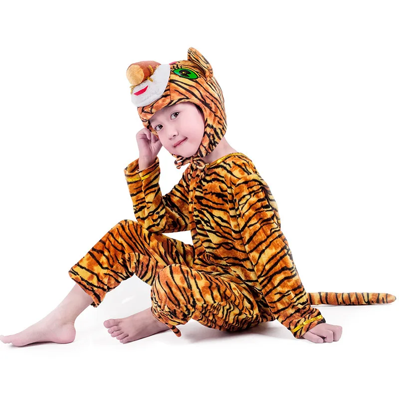 Lace Deco Pet Fox Tiger Crow Costume For Kid Children Adult Cosplay Animal Halloween Christmas Costume Jumpsuit Stage Show Party Lace Deco Pet Fox Tiger Crow Costume For Kid Children Adult Cosplay Animal Halloween Christmas Costume Jumpsuit Stage Show Party