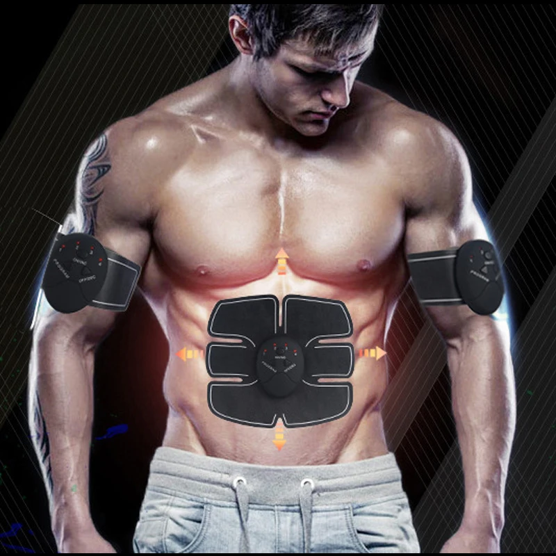 

Electric Abdominal Muscle Stimulator EMS Body Slimming Beauty Machine Tens Muscle Exerciser Intensive Training Device L0193