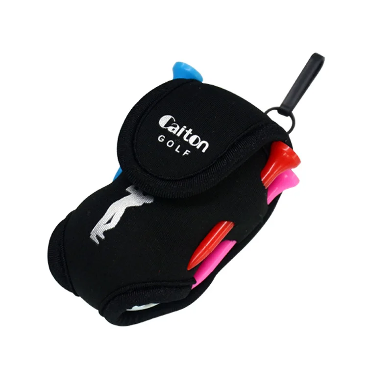ميني غولف حامل الكرة الخصر حقيبة مع هوك الغوص القماش مطاطا الحقيبة + 2 كرات + 4 المحملات الركبة اكسسوارات لاعبي الغولف هدايا