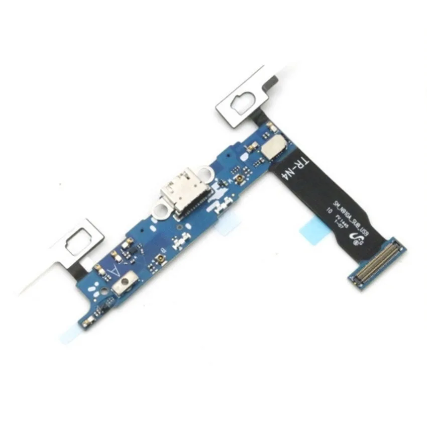 Качественный сменный зарядный гибкий кабель для samsung Galaxy Note 4 Note4 N910F микрофон USB порт разъем док-станции