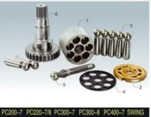 

KOMATSU PC400-7 hydraulic pump spare parts replacement
