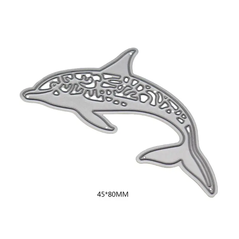 

Dolphin Metal Cutting Dies Stencil DIY Scrapbooking Album Stamp Paper Card Embossing Crafts Decor