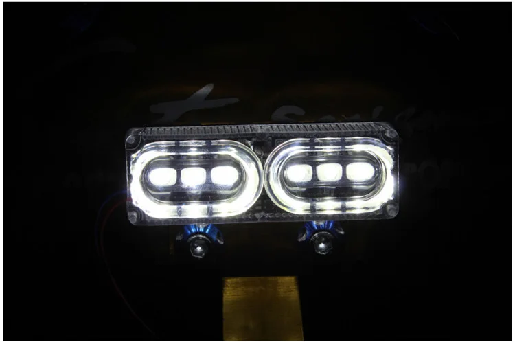 6 led мотоцикл электрический велосипед вспышка Дневной светильник задний стоп