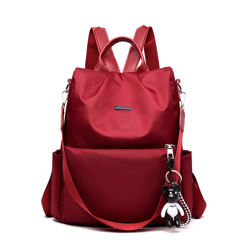 

Oxford Cloth Backpacks Women 2019 Fashion Casual Style Ladies Solid Color Back Pack Girls School Backpack Travel Bag Teenagers