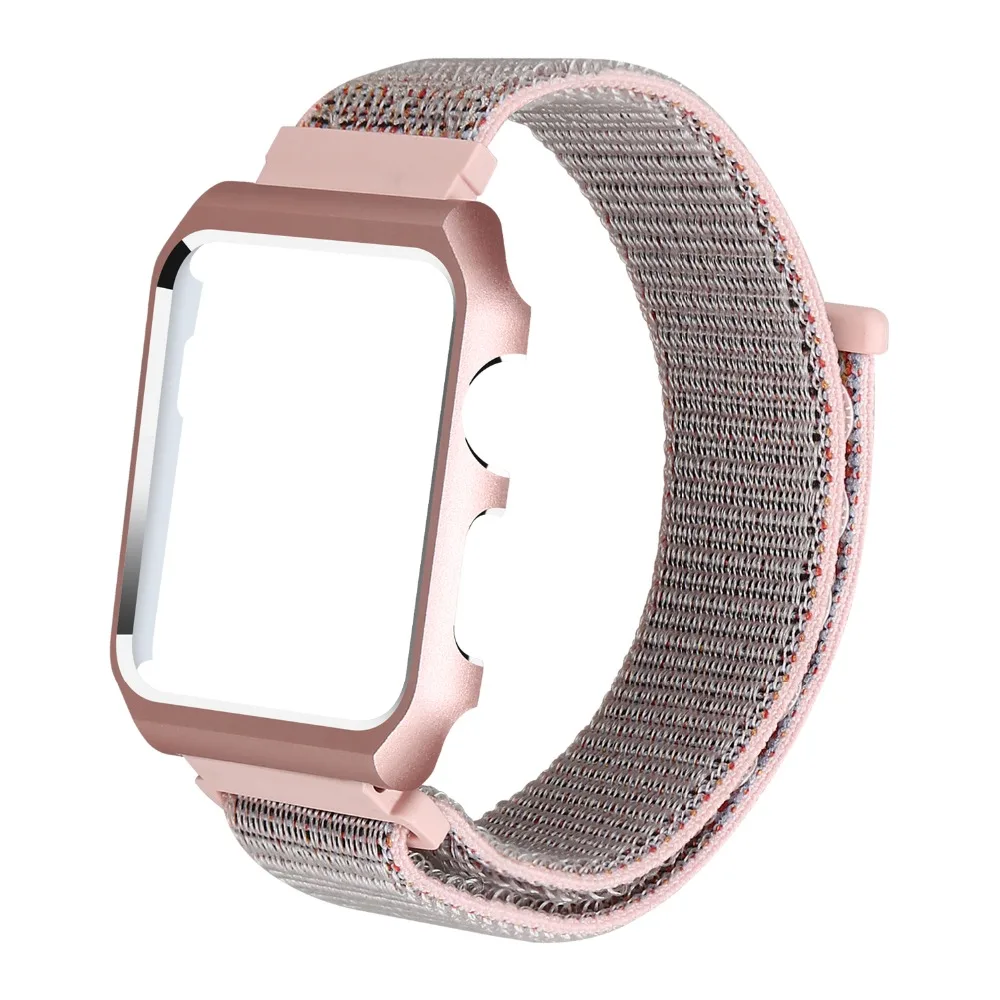KINGBEIKE Nylon Watchband +Frame For Apple Watch Band 38mm/42mm iwatch 1/2/3 Series Sports Bracelet Strap KINGBEIKE Nylon Watchband +Frame For Apple Watch Band 38mm/42mm iwatch 1/2/3 Series Sports Bracelet Strap