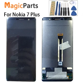 

For Nokia 7 Plus LCD Display Touch Screen Glass Panel Digitizer Assembly With Tools For Nokia 7 Plus LCD