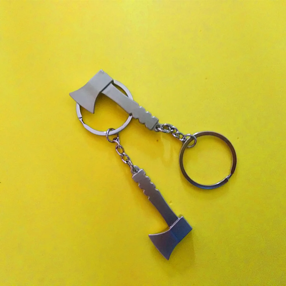 20 Pcs Mini tool keychains Axe keychain metal keychain zinc alloy key