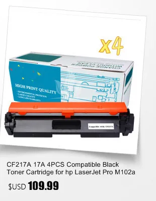 CF217A 17A 217A Тонер картридж совместимый тонер-картридж для hp LJ Pro M102a M102W 102 МФУ M130a M130fn 130 130fn M102 M130 с без чипа