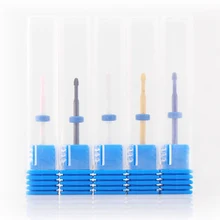 Дрель для дизайна ногтей керамические шлифовальные головки пилка для удаления кутикул для маникюра педикюра машни Tc-152 маленький шар Тип Шлифовальная головка