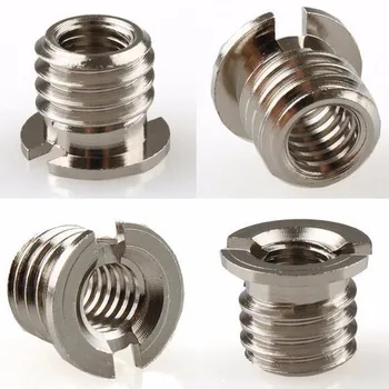 

10pcs Female 1/4 to Male 3/8 Convert Screw Adapter for Tripod Monopod Ballhead Camera DSLR SLR Accessories Free Shipping