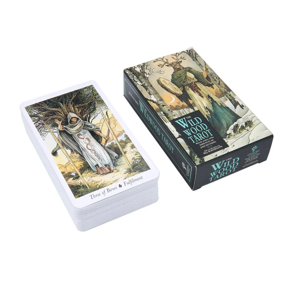 

Magic Wild Wood Tarot Read Fate Tarot Card Game For Personal Use Board Game A 78-card Deck And Guidebook