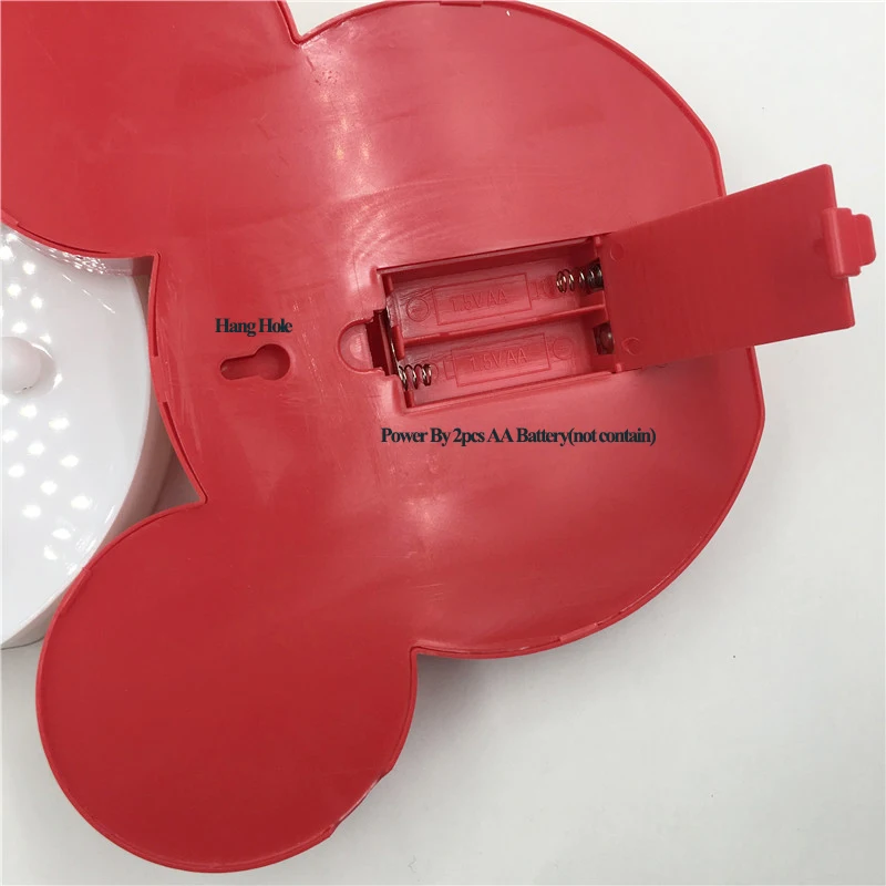  Leedome 3D Romantic Lamp LED Night Light Mickey Style Lamp Marquee Home Christmas AA Battery LED Ni - 32989737277