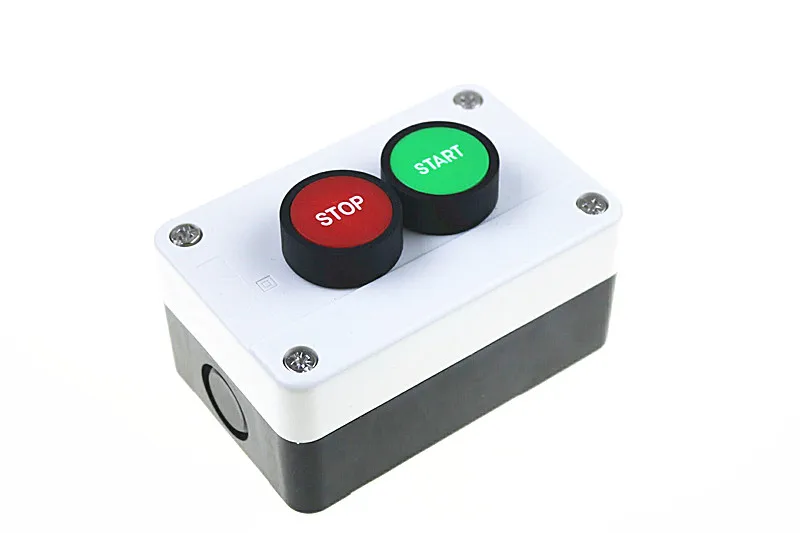 

Start stop self sealing waterproof button switch emergency stop industrial handhold control box