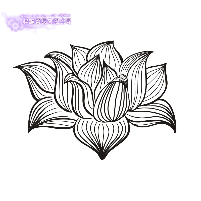 DCTAL Yoga Club Sticker Lotus Decal Patanjali Posters Yug Hinduism Vinyl Wall Decals Hinduism Parede Decor Mural Yoga Sticker