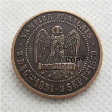 Pièce de monnaie, pièce de monnaie, pièce de monnaie, collection 1851