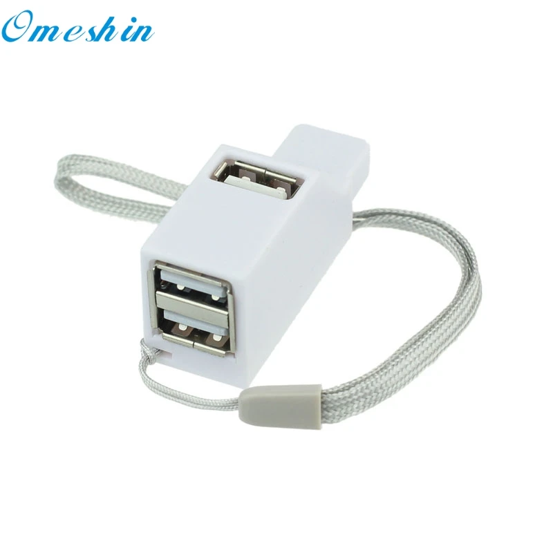 Новый 3 портовый высокоскоростной мини концентратор USB 2 0 OMESHIN SimpleStone для ноутбука