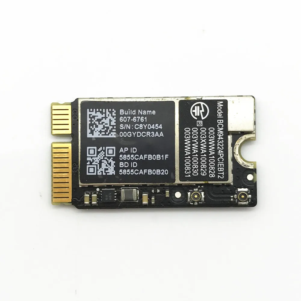 BCM943224PCIEBT2 300 Мбит/с 2,4 и 5 г Wi-Fi bluetooth 4,0 Mini PCIe сетевой карты для Mac OS Macbook Air A1370 A1369 A1465