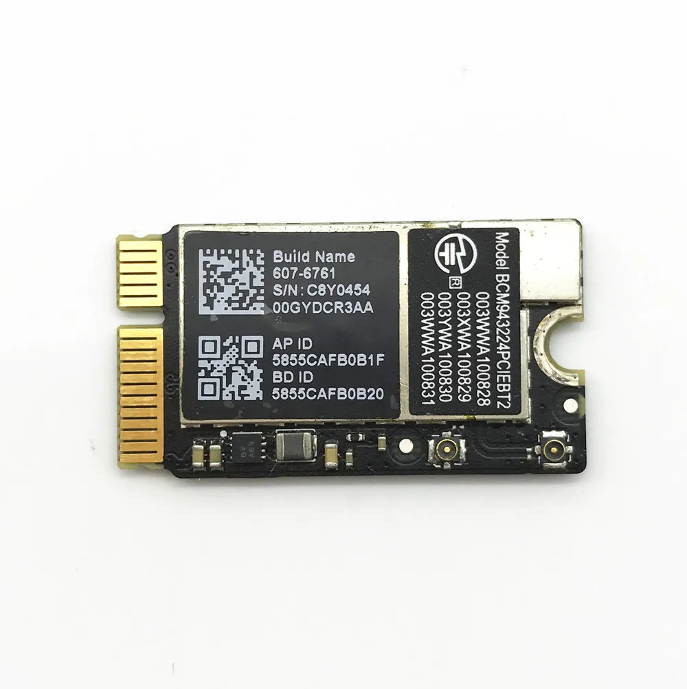 BCM943224PCIEBT2 300 Мбит/с 2 4 &amp 5G WiFi подходит для Bluetooth 0 Mini PCIe сетевая карта Mac OS Macbook Air A1370