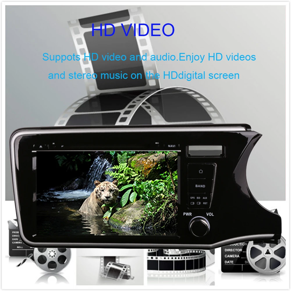 Flash Deal 9 Inch Android 9.0 Octa Core 4G Car PC GPS Head Unit For Honda City Right Hand Driving 2014-2019 DVD Player Bluetooth WIFI AUX 2