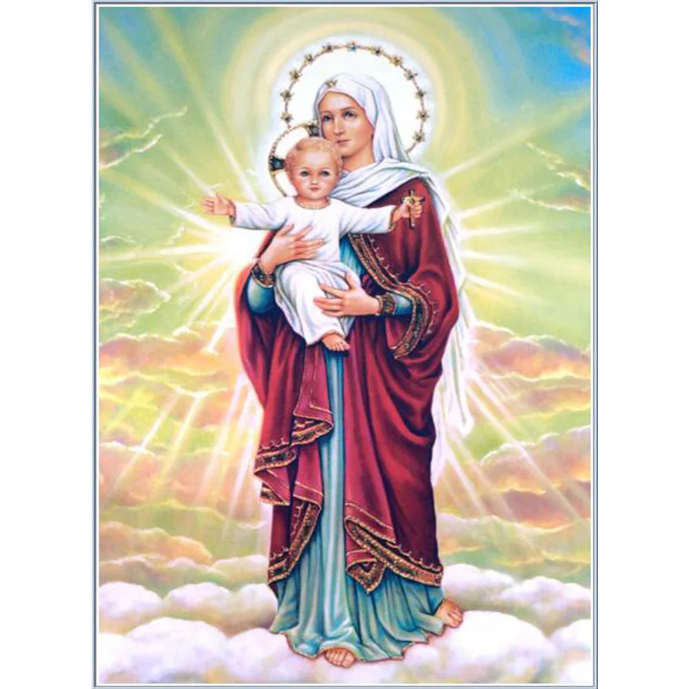 

People Religion,DIY diamond embroidered,pattern rhinestone suite family decor sitting room,diamond Painting cross stitch H1400