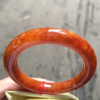 

Only One !55.2MM Certified (Grade A)100% Natural Green Jadeite JADE Bracelet Women Bangle