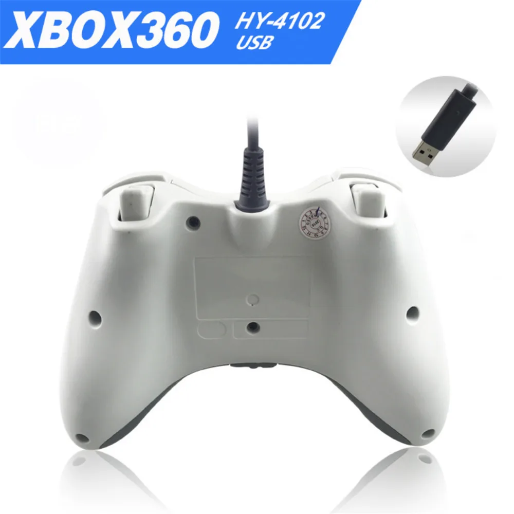 Для xbox 360 USB проводной геймпад поддержка WinXP/XP-64/Vista-64 контроллер Джойстик для xbox 360 консоль игровой контроллер