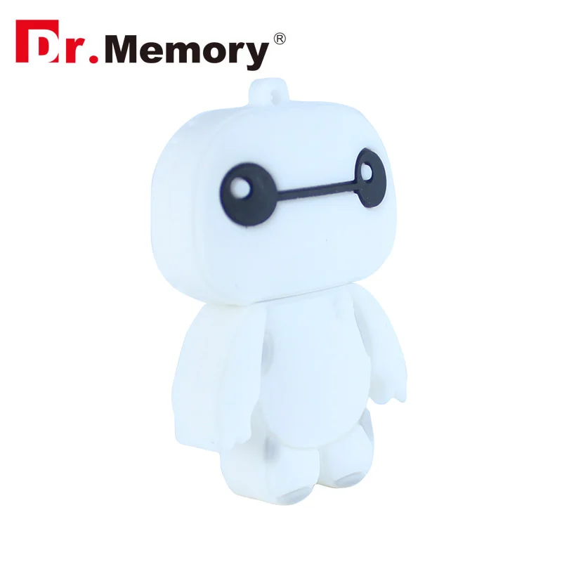 Милые Мультяшные USB накопители 128 Мб 4 ГБ 8 16 32 робот флешка карта памяти флэш
