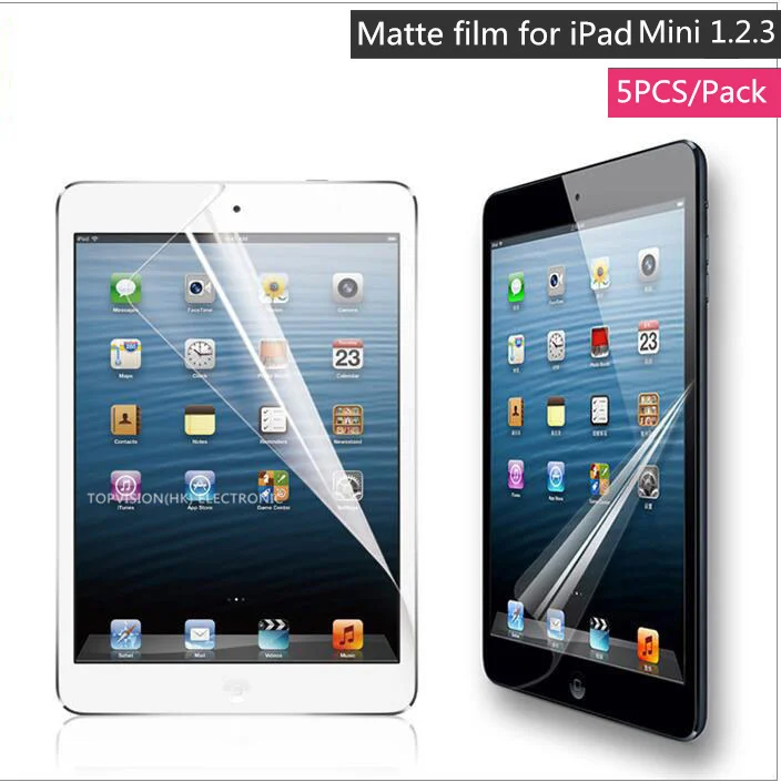 5PC/Pack frosted matte screen protector for apple ipad mini 1 2 3 protective film guard anti