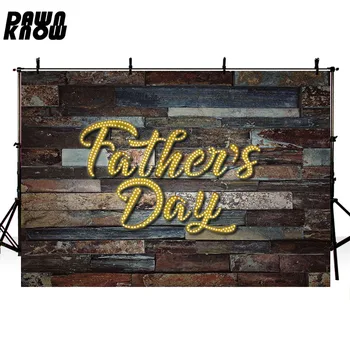 

DAWNKNOW Happy Fathers Day Photography Background For Party Light Wood Floor Photo Backdrops For Children Photo Studio G339