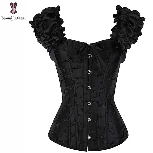 ruffle corset top
