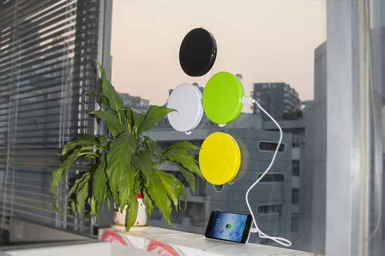 1800mAh factory lowest price portable solar car window charger solar