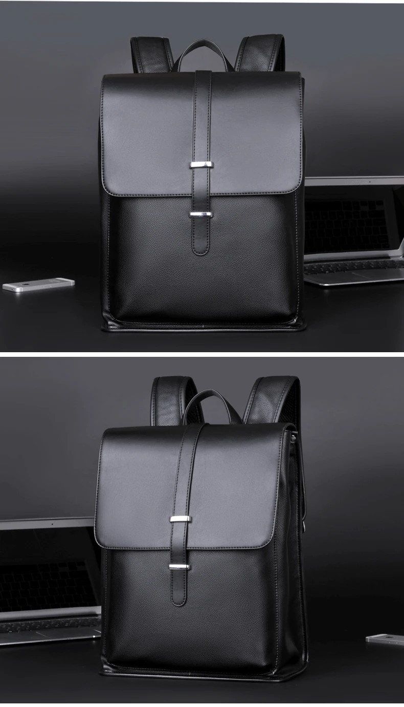 Новые модные рюкзаки из натуральной кожи высокого качества из натуральной кожи, мужской Корейский студенческий рюкзак для мальчика, деловая сумка для ноутбука 16 дюймов