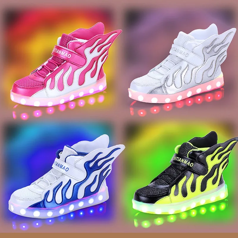 childrens trainers with flashing lights