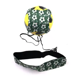 Футбол Kick Throw Solo комплект для тренировки контроль навыки регулируемый пояс для начинающих футбольный тренажер инструмент дропшиппинг