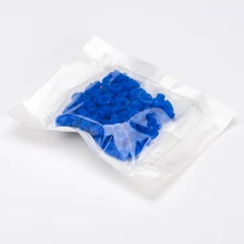 100 шт синяя Стерильная резиновая втулка для татуировок соска для захват машины татуировки иглы питания 100 шт/партия