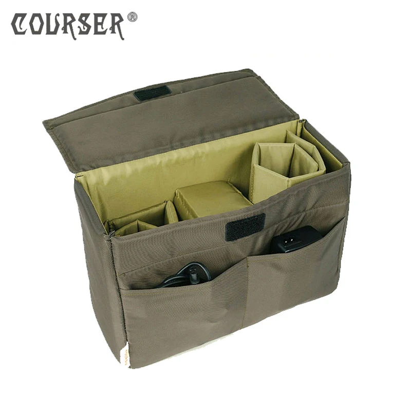 

COURSERR Pro Camera/Video Bags Folding Partition Padded Camera Bag Insert DSLR Divider Protection Case E503