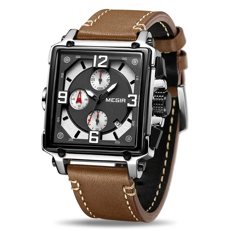 

Megir Watches Men Watch Men Waterproof Calendar Luminous Watch Men Sport Top Brand Luxury Fashion Business Male Clock Watches