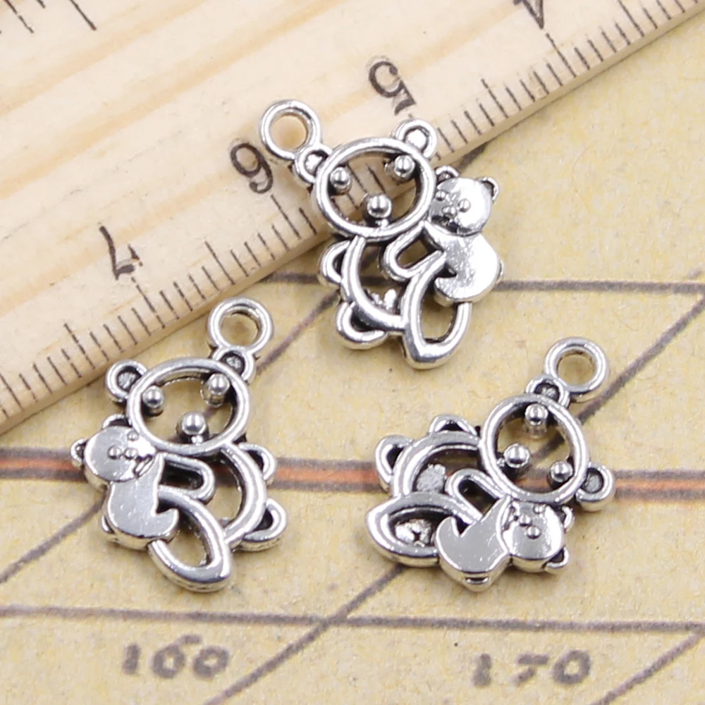20pcs Charms Lovely Mother Son Koala Bear 18x14mm Antique Silver Color Pendants Making DIY Handmade Jewelry Factory Wholesale | Украшения и