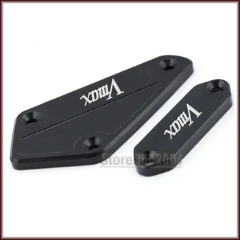 

For YAMAHA V-MAX VMAX 1700 2009-2015 Silver Motorcycle CNC Front Brake Clutch Master Cylinder Fluid Reservoir Cover Cap